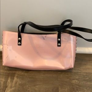 Beijo pink metallic purse